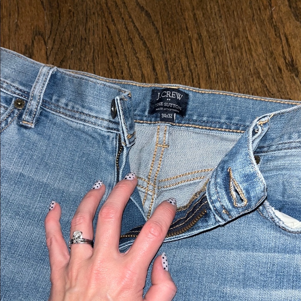 J. Crew High Rise Light Blue Jeans